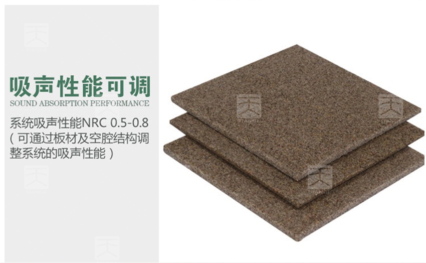 硅晶巖吸聲板吸聲性能