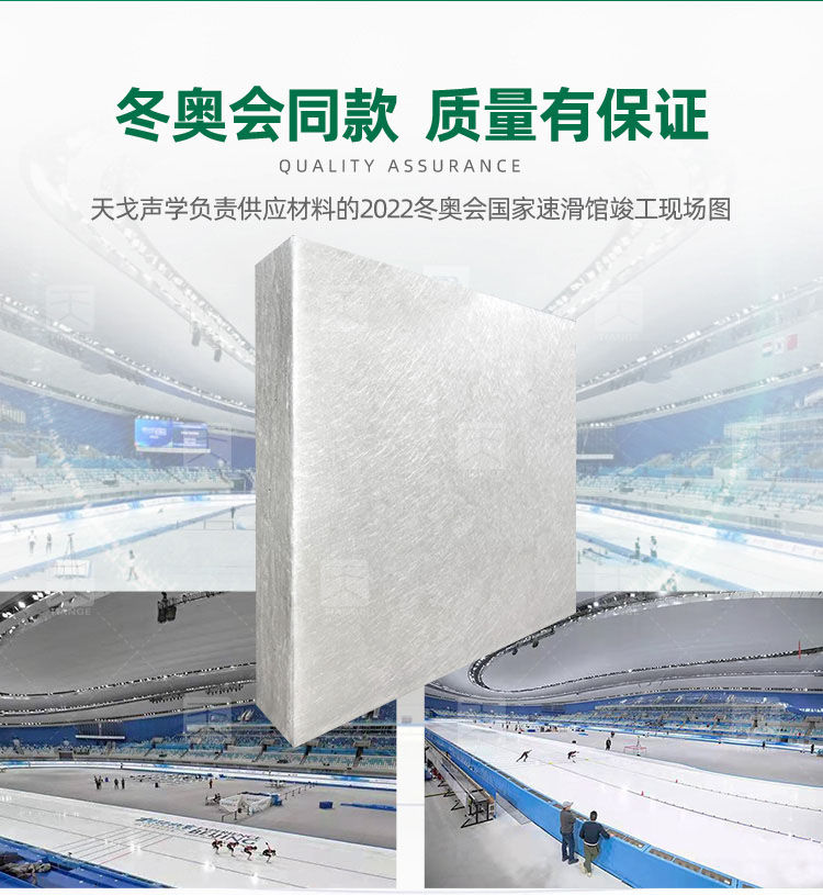 冬奧會(huì)場(chǎng)館同款環(huán)保無甲醛憎水吸聲體