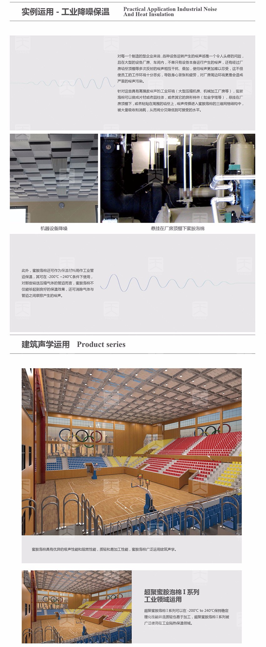 蜜胺吸聲泡棉工程應(yīng)用