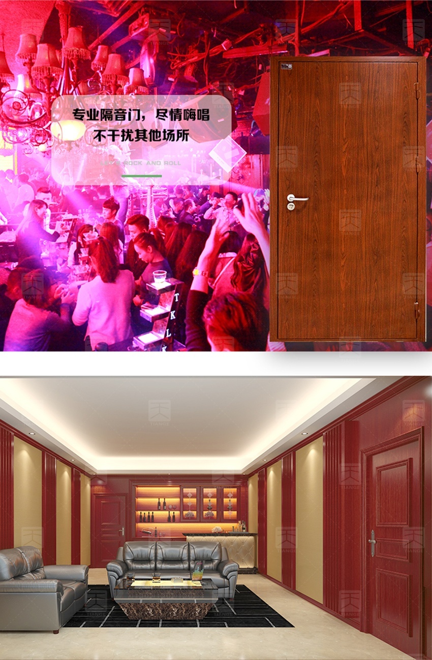 鋼質(zhì)木紋隔音門(mén)-2