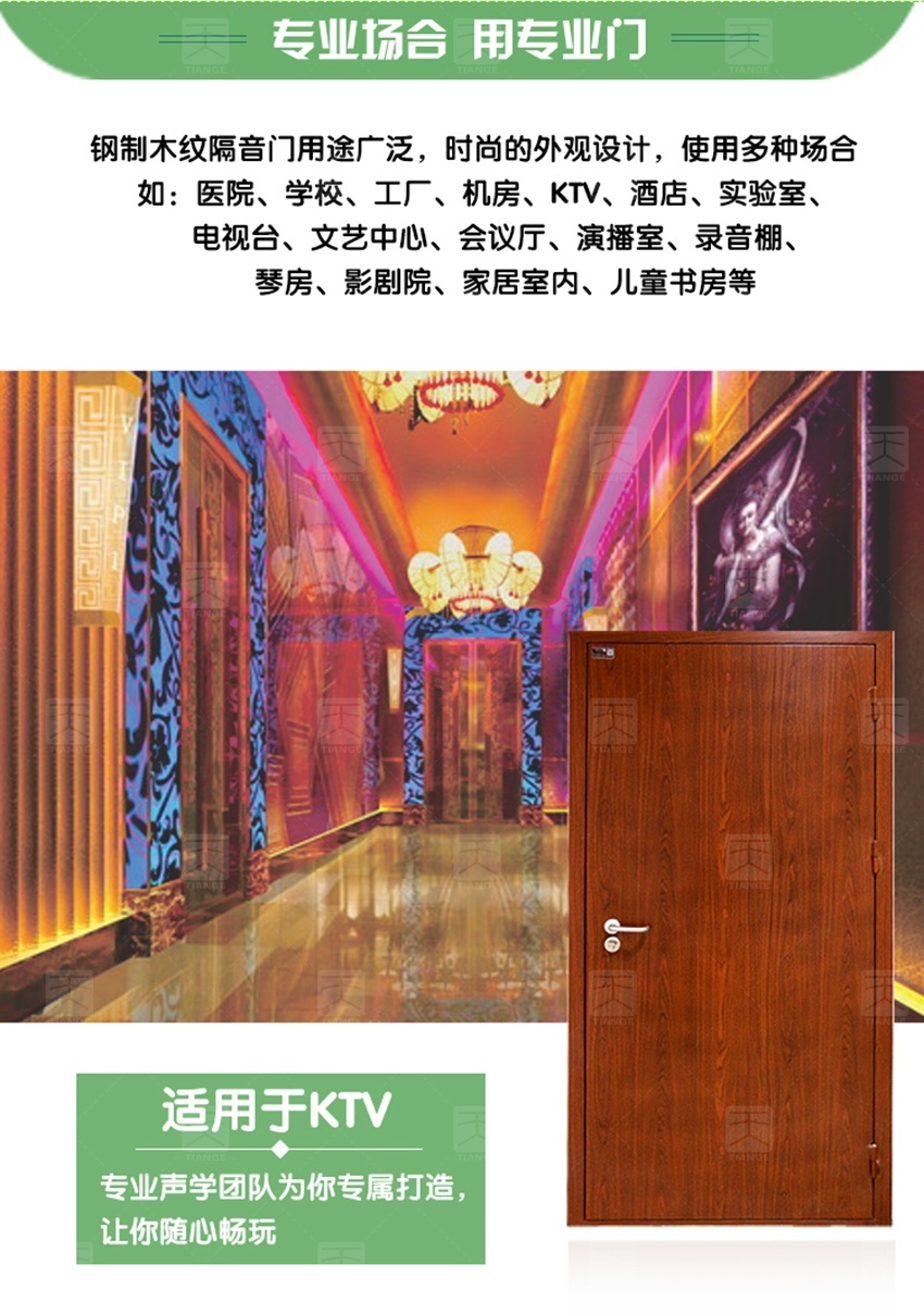 鋼質(zhì)木紋隔音門(mén)-8