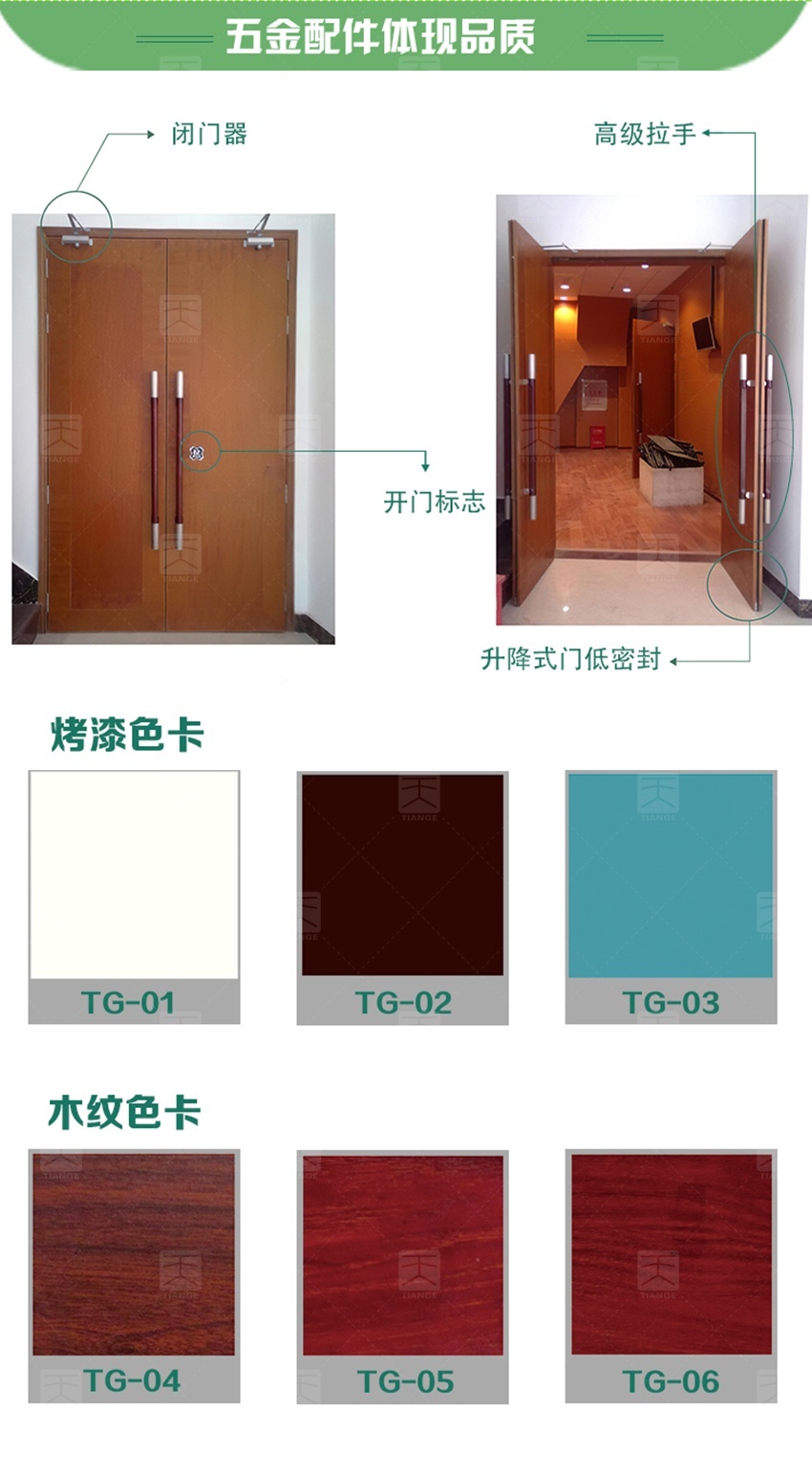 鋼質(zhì)木紋隔音門(mén)-7